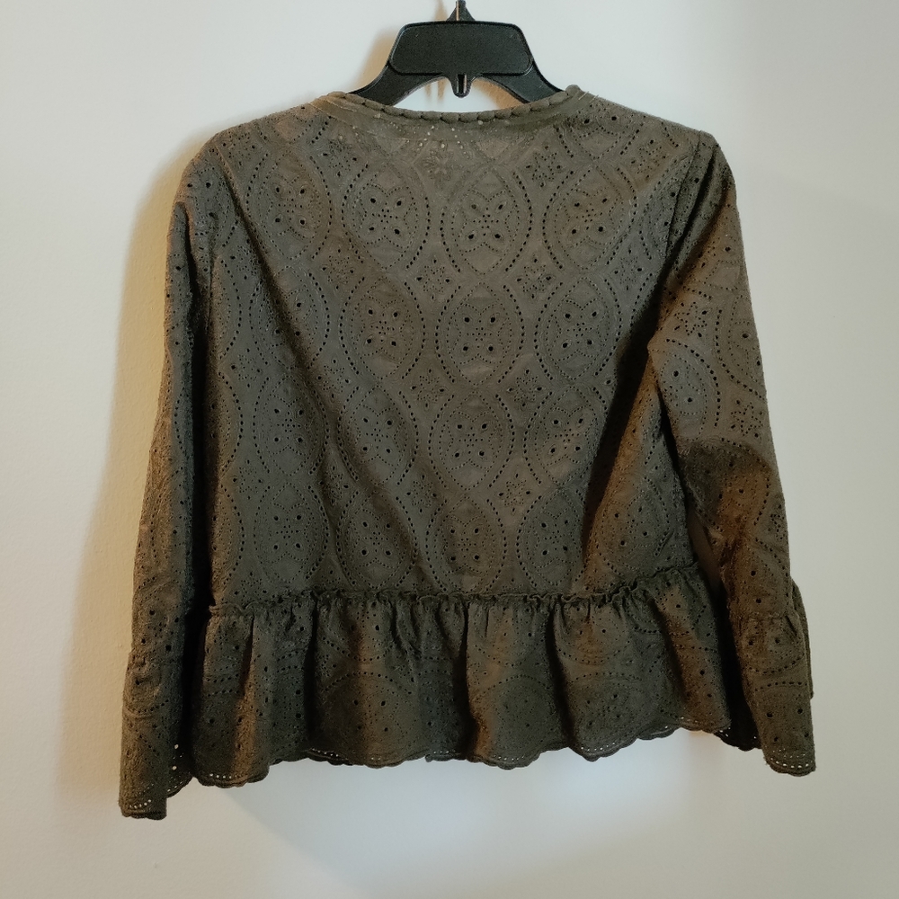 Elie Tahari Eyelet jacket - Picture 4 of 7